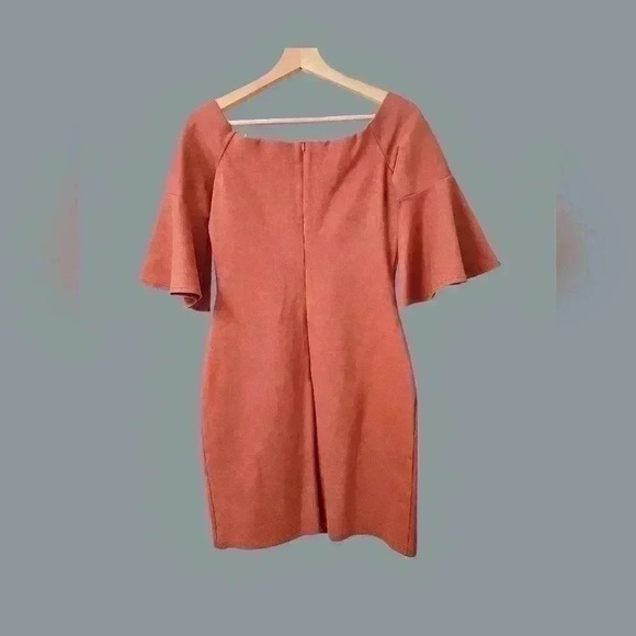 Gianni Bini Pink Off-The-Shoulder Dress Size Large - Picture 4 of 5